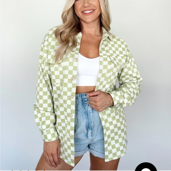 Checkered Shacket - Picture 4 of 6